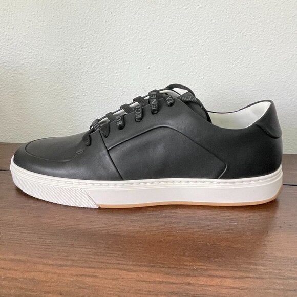 Bottega Veneta 608761 Men's Speedster Black Leather Sneakers, many sizes - Picture 10 of 12